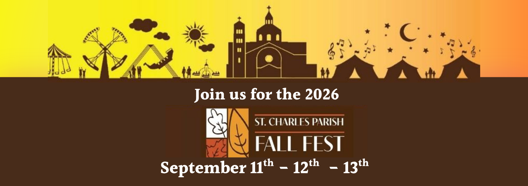 2026 St Charles Fall Fest welcome September 11 -13 2026